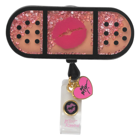 Retractable Badge Reel Betsey Band Aid