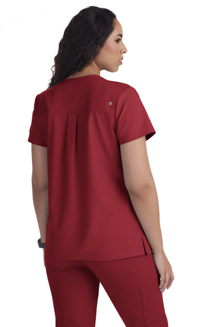 Cureology x koi Cardi Women's Top Ruby