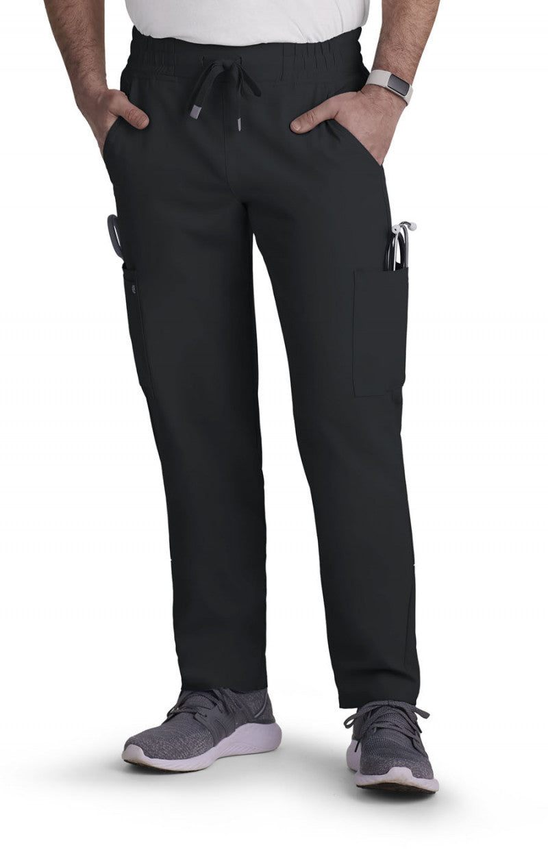 Cureology Neuro Men's 6-Pocket Cargo-Style Scrub Pants