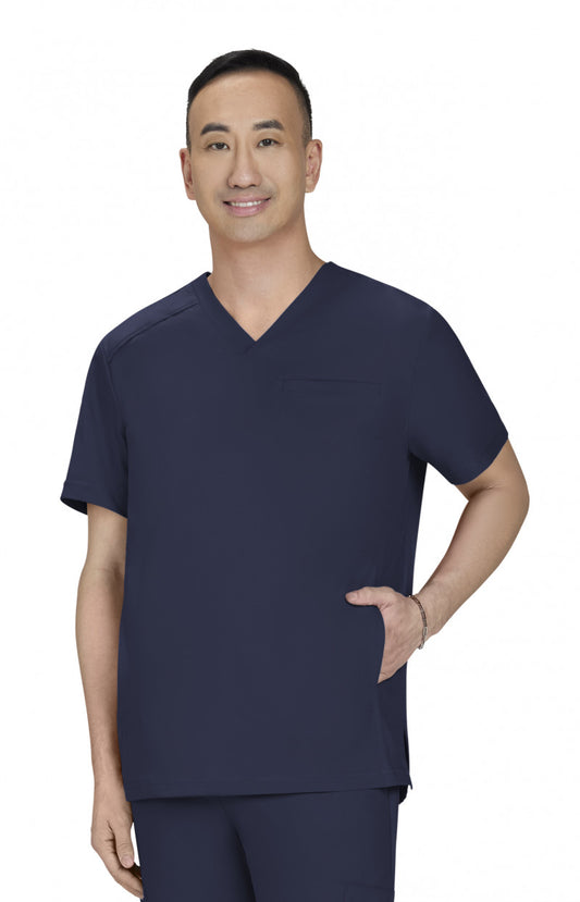Cureology Stasis Men's 3-Pocket V-Neck Scrub Top