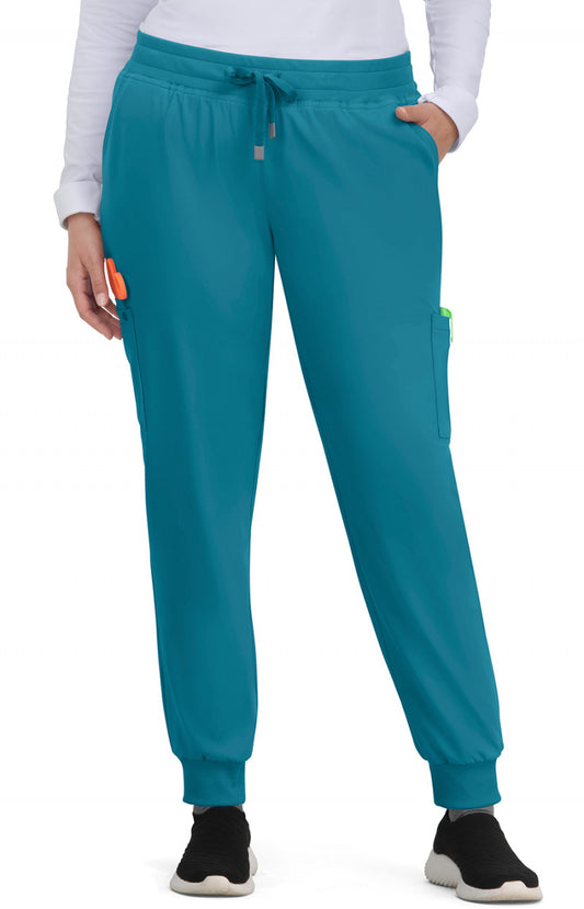 Pulse Women's 6-Pocket Jogger Style Scrub Pant