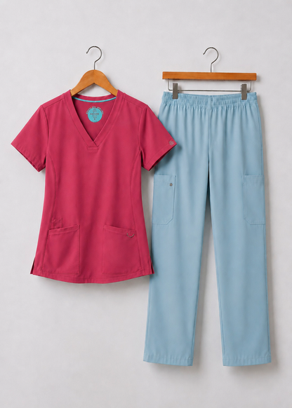 Women's Scrubs: Medium Top & Medium Pants
