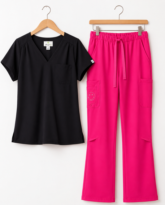 Women's Scrubs: Large Top & Large Pants