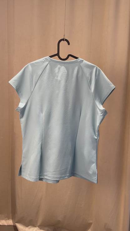 Cureology Reese Women's Top Blue Steal